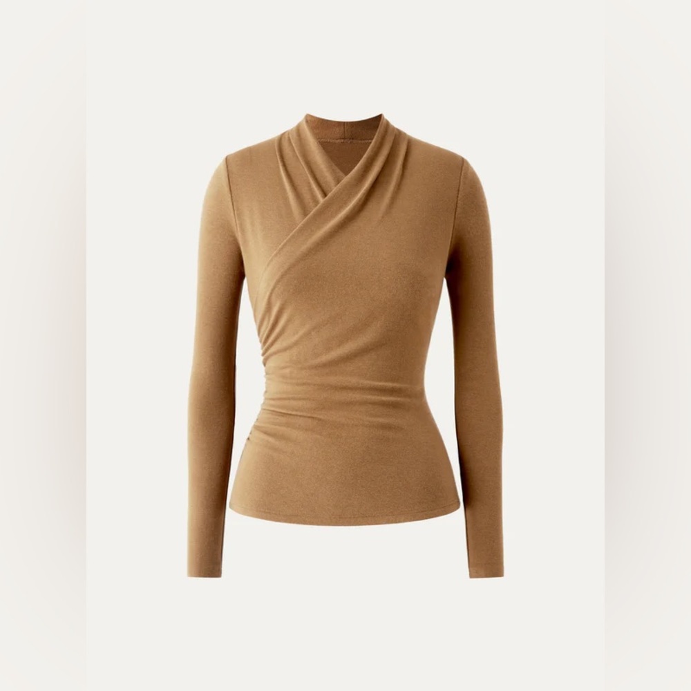 New OGL Surplice Long Sleeve Top Size Large - Picture 1 of 11